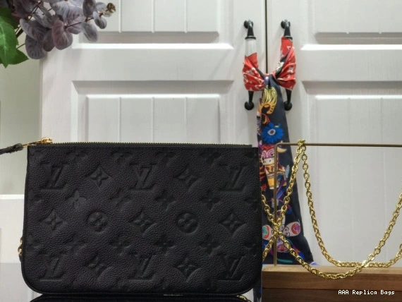 Aaa replica bags ZIP POCHETTE LOUIS VUITTON DOUBLE 0804